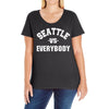 seattle vs everybody Ladies Curvy T-Shirt