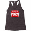 as seen in porn Racerback Tank