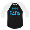 Only the Best Dads get Promoted to Papa 3/4 Sleeve Shirt
