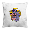 loup de cartoon Throw Pillow
