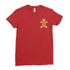 Ginger Bread Pocket Ladies Fitted T-Shirt