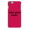 video game expert t shirt 3xl funny xbox ps3 nerdy geeky wii cod snipe iPhone 6/6s Plus Case