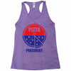 pizza for prez Racerback Tank