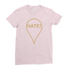Hate Ladies Fitted T-Shirt