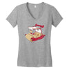 prehistorically pimped Women's V-Neck T-Shirt