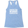 my biceps funny printed Racerback Tank