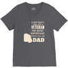 veteran dad 2 V-Neck Tee