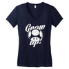 grow up Women's V-Neck T-Shirt