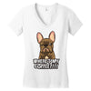 where's my coffee Women's V-Neck T-Shirt