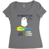 wandstock Women's Triblend Scoop T-shirt