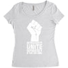 introverts unite separately in your own homes Women's Triblend Scoop T-shirt