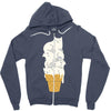 doodle Zipper Hoodie