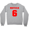 baker mayfield new jersey number Crewneck Sweatshirt