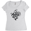 aspire to inspire Women's Triblend Scoop T-shirt
