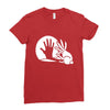 hand Ladies Fitted T-Shirt