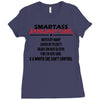 Smartass January Girl Ladies Fitted T-Shirt