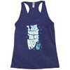 lonely astronaut Racerback Tank