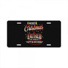 Merry Christmas To Father Of Great Awesome License Plate