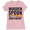 wooden spoon survivor (2) Ladies Fitted T-Shirt