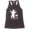 bear grills bbq funny Racerback Tank