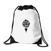 eat all you want Drawstring Bags