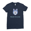 alpha wolf Ladies Fitted T-Shirt