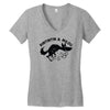 rintintin et milou Women's V-Neck T-Shirt