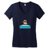 pugemon Women's V-Neck T-Shirt