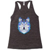 the wolf Racerback Tank