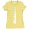 piano tie Ladies Fitted T-Shirt