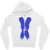 jake paul x blue Zipper Hoodie