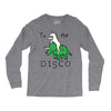 To The Disco (Unicorn Riding Triceratops) Long Sleeve Shirts