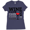 Wine Club pub Ladies Fitted T-Shirt