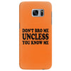 don't bro me unless you know me funny geek nerd tv bar party tee shirt Samsung Galaxy S7 Edge