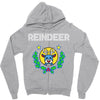 reindeer christmas Zipper Hoodie