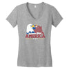 science bless america Women's V-Neck T-Shirt
