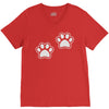 dog paws set of 2 V-Neck Tee