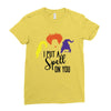 spell on you Ladies Fitted T-Shirt