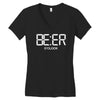 beer time Women's V-Neck T-Shirt