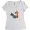 the falling italian Women's Triblend Scoop T-shirt