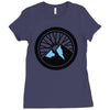 mountain bike Ladies Fitted T-Shirt