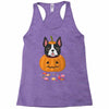 haloween french bulldog Racerback Tank