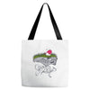 don't step on the grass Tote Bags