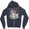 forest friends Zipper Hoodie