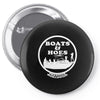 boats and hoes Pin-back button