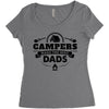 Campers Make the Best Dads Women's Triblend Scoop T-shirt