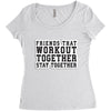 workout Women's Triblend Scoop T-shirt