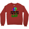 kiss me im gay Crewneck Sweatshirt
