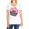 cannibal cupcake Ladies Curvy T-Shirt