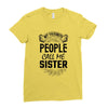 My Favorite People Call Me Sister Ladies Fitted T-Shirt